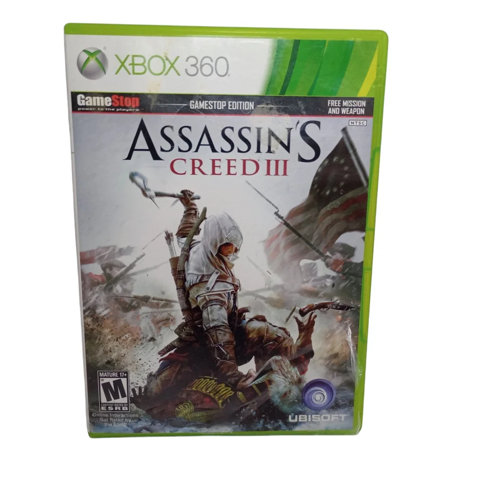 Assassin’s Creed 3 GameStop Edition (Microsoft Xbox 360) Disc 1 No Disc 2